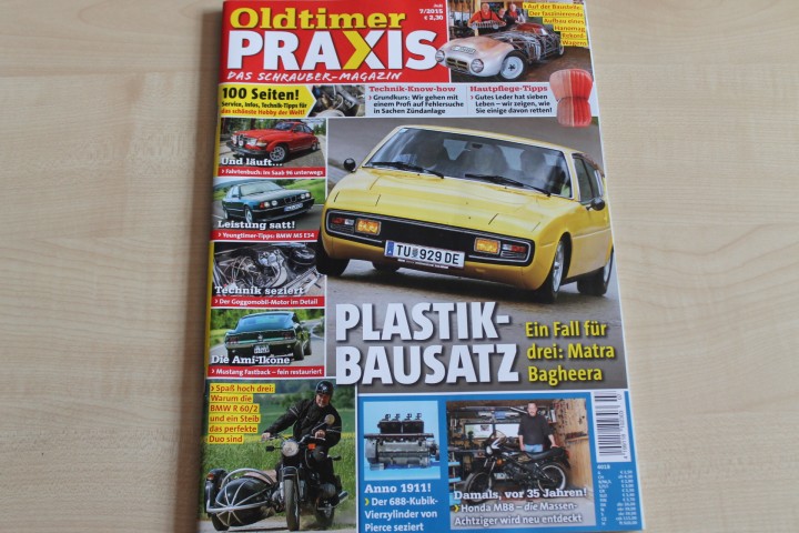 Deckblatt Oldtimer Praxis (07/2015)